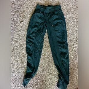Women’s size 2 dark green Lululemon Dance Studio Jogger pant